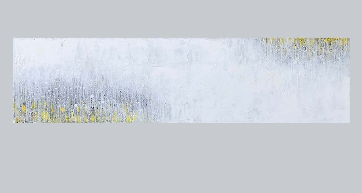 Oil on canvas black and white